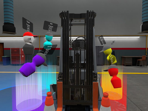 Multiplayer Virtual Reality Training for maintenance team and repair teams at Toyota Material Handling, designed and developed by VR Vision. (Graphic: Business Wire)