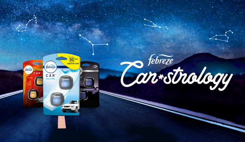 Febreze partnered with celebrity astrologer Aliza Kelly to design the Febreze CARstrology collection – 12 Febreze CAR scents perfectly paired to match each zodiac sign and personality. (Photo: Business Wire)