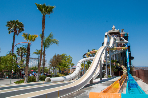 Six Flags Hurricane Harbor Los Angeles has over 25 slides and attractions for the entire family to enjoy. (Photo: Business Wire)