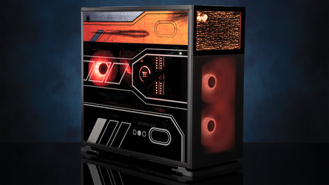 The legendary ABS May the 4th PC from Newegg is reminiscent of spacecrafts originating eons ago from a distant galaxy. The PC is now available in limited supply exclusively from Newegg.com. (Photo: Business Wire)