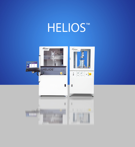The new Helios® system for dispensing single-component thermal interface materials during electronics manufacturing includes the new FS-EP1 Fluid Supply/Feeding System One-Gallon Pail Pump with unique pail change and loading method. (Photo: Business Wire)