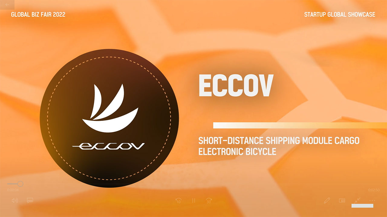 Eccov E-Tricycle, the world's first modular cargo e-bike utilizing automotive body production technology