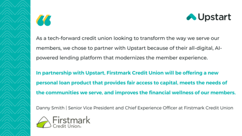 Quote from Danny Smith, senior vice president and chief experience officer at Firstmark Credit Union (Graphic: Business Wire)
