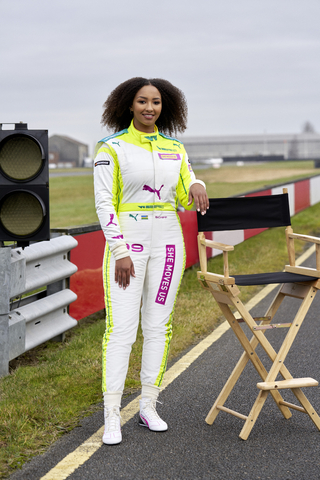 thumbnail Racing Driver Naomi Schiff talks about her passion for car racing and how she wants to inspire young women for PUMA’s “She Moves Us” platform (Photo: Business Wire)