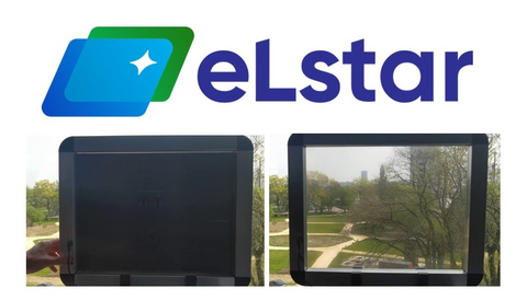 eLstar Dynamics' new Purity design achieves utmost clarity for its adaptive glass, using an electrophoretic light modulator (ELM) (Graphic: Business Wire)