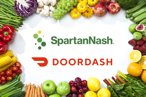 SpartanNash and DoorDash Partner to Scale On-Demand Grocery Offerings (Graphic: Business Wire)