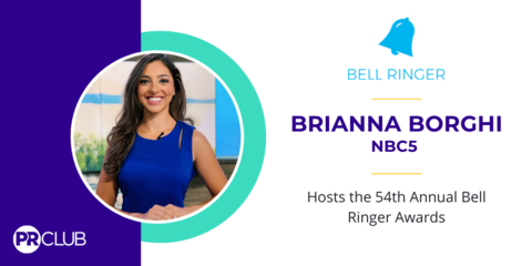 PR Club Hosts the 54th Annual Bell Ringer Awards Ceremony with Host Brianna Borghi (Photo: Business Wire)