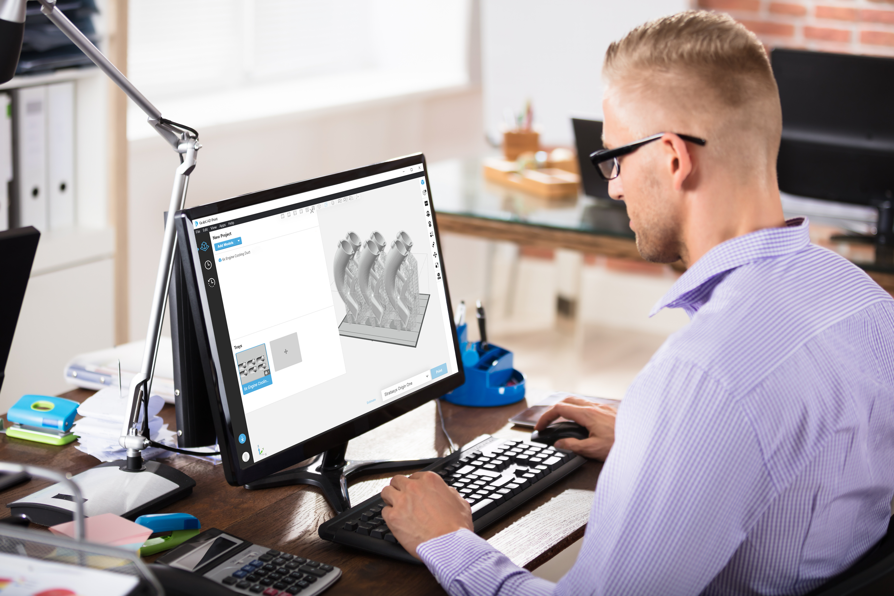 Stratasys GrabCad Print Software for Origin and Origin One Dental 3D Printers | Wire