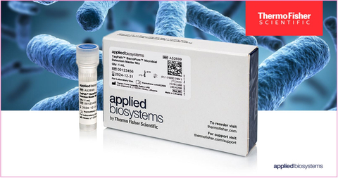 The Applied Biosystems TaqPath BactoPure master mix can detect as low as one copy of DNA per microliter from bacterial, viral, fungal, and mammalian sources, helping to ensure contamination-free drug products and accurate titers. (Photo: Business Wire)