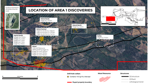 Figure 1. Location of Area 1 discoveries (Photo: Business Wire)