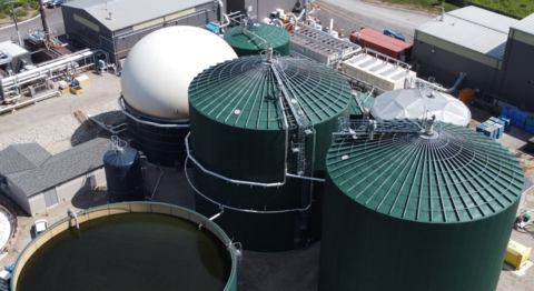 Generate Upcycle's food waste digester plant in London, Ontario. The plant has been operated in partnership with StormFisher since 2018. StormFisher Environmental Services Ltd. has been acquired by Generate. (Photo: Business Wire)