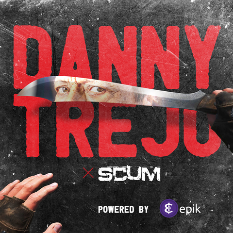 Actor Danny Trejo is becoming his own playable video game character in Gamepires' prison riot survival game SCUM, in collaboration with Epik. (Graphic: Business Wire)