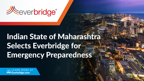 Everbridge Selected by State of Maharashtra, India’s 2nd Most Populous State, to Provide Emergency Preparedness and Response Solution (Graphic: Business Wire)