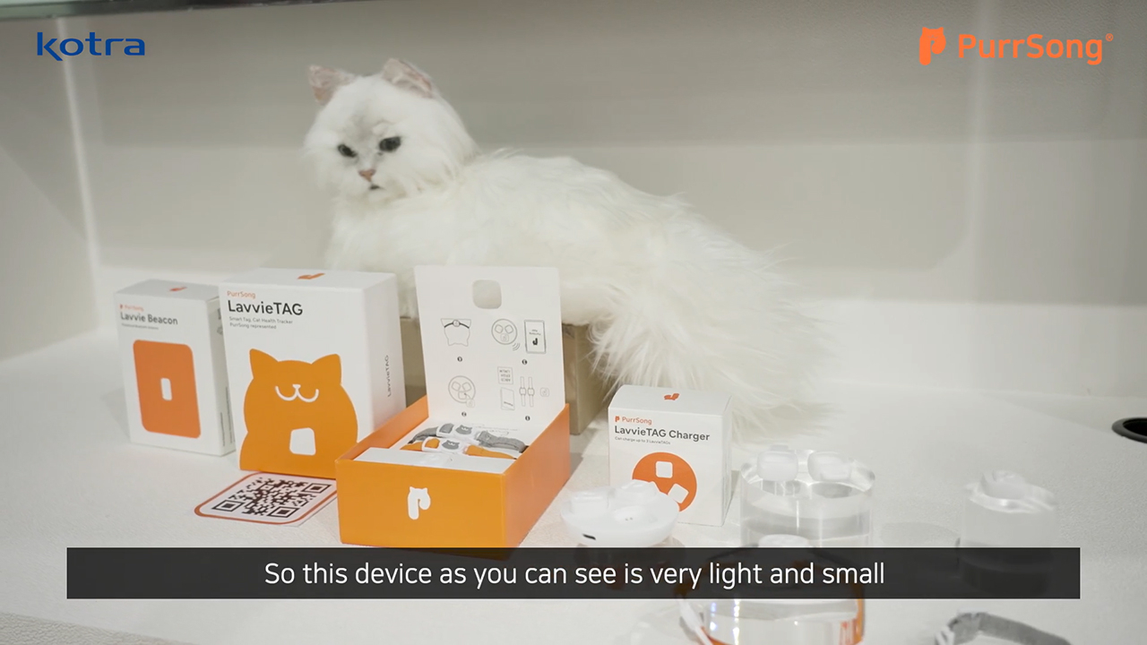 PurrSong, a developer of IoT-based cat healthcare solutions, has showcased LavvieBot S, a cat-friendly automatic toilet and LavvieTAG, a smart tag and cat health tracker.