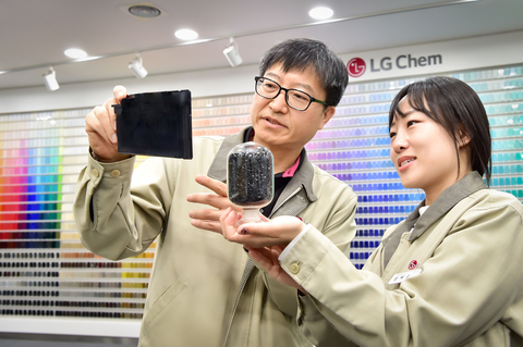 LG Chem développe un produit en plastique avancé, qui empêche l’emballement thermique des batteries de VE. (Photo : Business Wire)