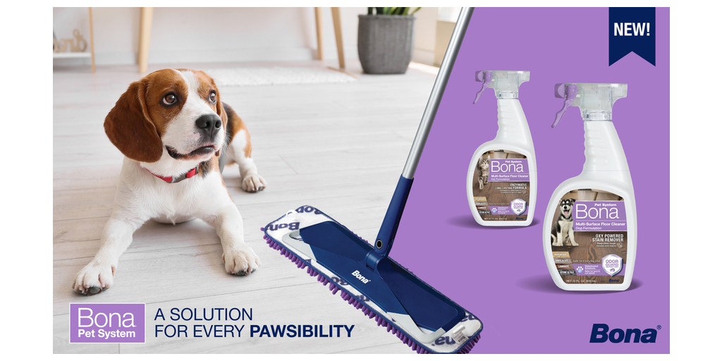 Bona Launches Sustainable, Pet Cleaning System for Everyday Use