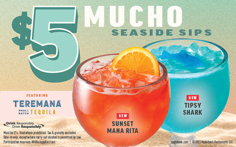 Sail Away at Applebee’s with NEW $5 Seaside Sips (Graphic: Business Wire)