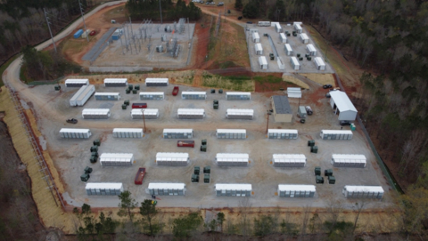 Aerial views of Sandersville, Georgia facility – 80-megawatts / 38 Modular Data Centers (April 2022) (Photo: Business Wire)
