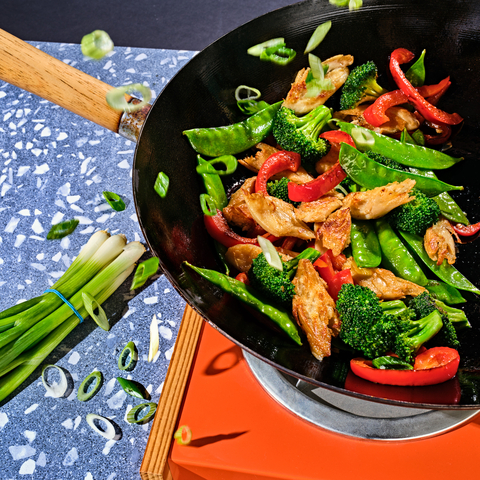 GOOD Meat cultivated chicken stir fry (Photo: Eat Just, Inc.)