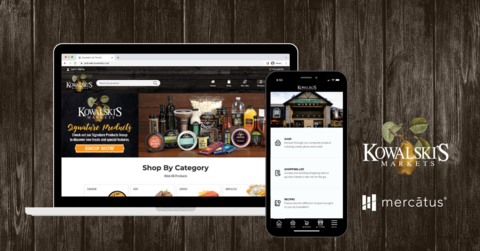 Kowalski’s On The Go Introduces Enhanced Online Grocery Experience Provided by Mercatus (Graphic: Business Wire)