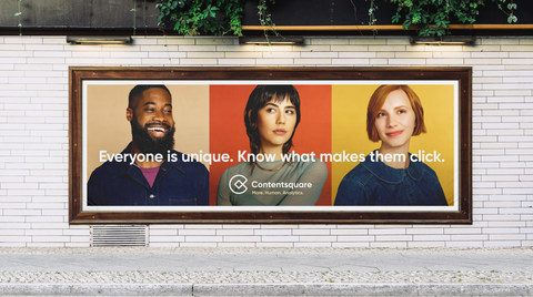 New Contentsquare rebrand and campaign from John McNeil Studio (Photo: Business Wire)