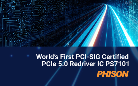 Phison's redriver IC PS7101 is the world's first PCI-SIG certified redriver. (Graphic: Phison)