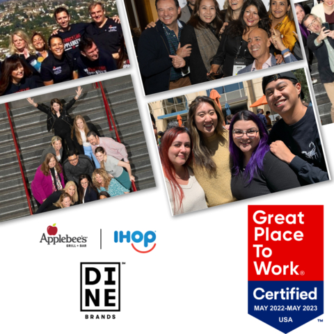 Dine Brands Global Earns 2022 Great Place to Work Certification™ (Graphic: Business Wire)