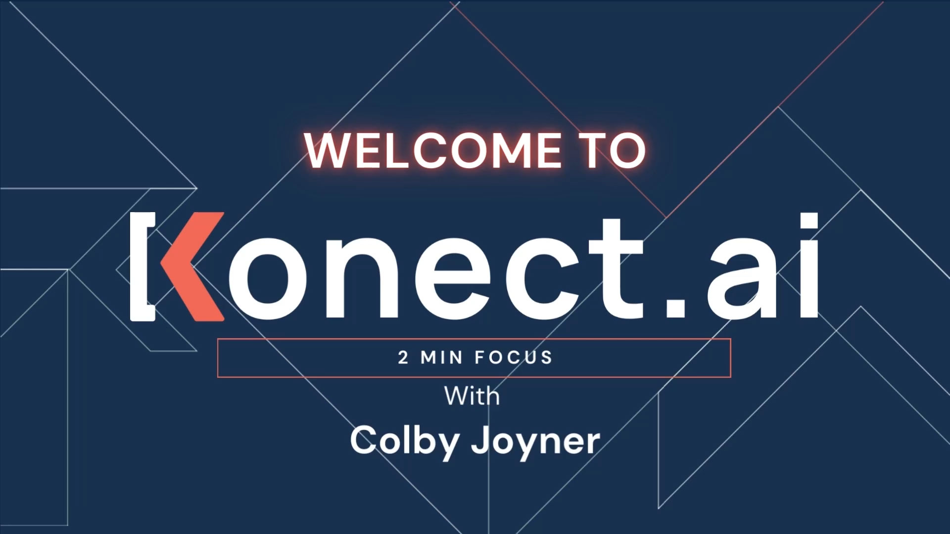 Colby Joyner, Vice President of Sales at Konect.ai, shares the company's vision and how it can help dealers by using AI technology without disrupting current systems.
