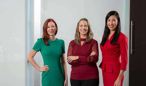 original The STRIDE program founders from left to right: The Bank of San Antonio Market Executive Brandi Vitier, Texas Partners Bank Chief Human Resources Officer Patti Wilson, Texas Partners Bank Marketing & Communications Director Angelica Palm (Photo: Business Wire)