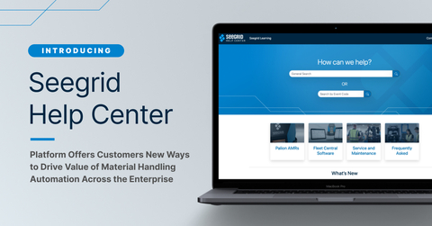 original Seegrid Launches Online AMR Knowledge Base (Photo: Business Wire)