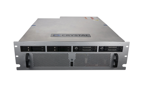 original Crystal Group GPU-accelerated substation servers, including the ES3604L24, expand utilities capabilities with AI technologies for optimal, real-time substation performance. (Photo: Business Wire)