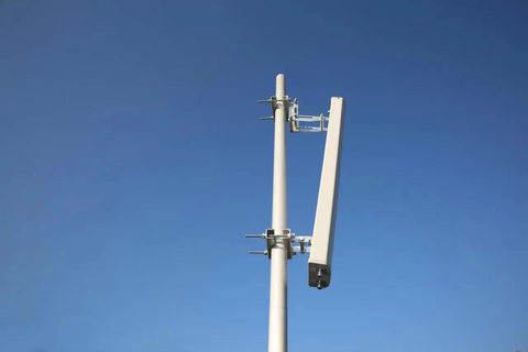 Airgain’s outdoor CBRS and Lower C-Band Panel Antenna is equipped with two ports and is capable of connecting to almost any branch router or modem to provide high performance connectivity. (Photo: Business Wire)
