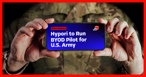 Zero-trust SaaS company, Hypori, awarded to run BYOD pilot for U.S. Army. Their solution, Hypori Halo, was chosen after the successful completion of rigorous DoD security and functional testing. (Graphic: Business Wire)