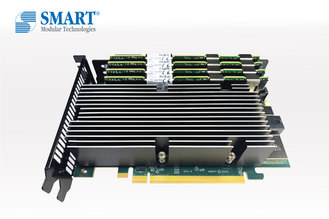 SMART Modular Technologies' Kestral PCIe Optane Memory Add-in-Card (Photo: Business Wire)