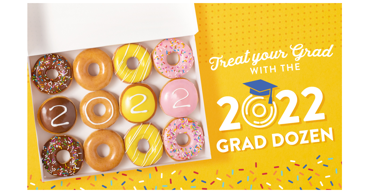 KRISPY KREME® Celebrates Class of 2022 with FREE Senior Day Dozen for High School and College Seniors Wearing Class Swag on May 25