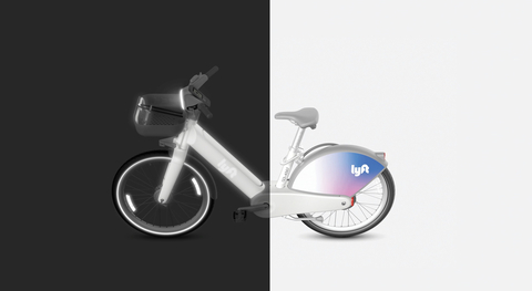 PPG provides the world's first commercial retroreflective powder coating to Lyft on its e-bikes to increase cyclist visibility. (Photo: Business Wire)