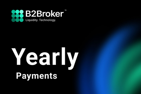 B2Broker Announced Annual Payments for B2Core, MarksMan, and B2Trader Products (Graphic: Business Wire)