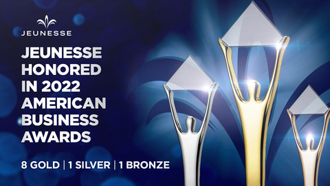 Jeunesse, its founders, executive management team, marketing team, and nonprofit foundation all received top honors. (Photo: Business Wire)