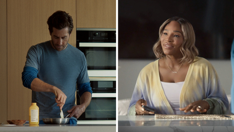 Jake Gyllenhaal and Serena Williams star in JUST Egg's new campaign (Photo: Eat Just, Inc.)