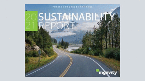 Ingevity's 2021 Sustainability Report (Photo: Business Wire)