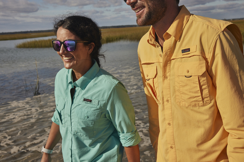 thumbnail Building off features and attributes of the men’s and women’s ATG by Wrangler line, the dual-gender Wrangler Angler™ Collection couples performance with effortless style to take consumers from the office to the outdoors. (Photo: Business Wire)