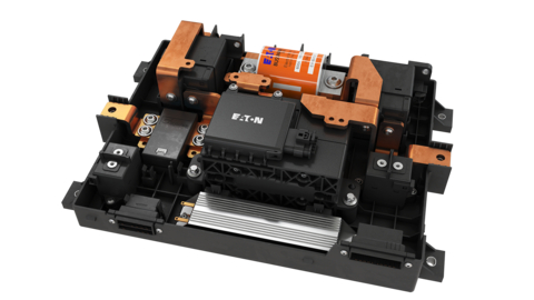 original Eaton’s battery disconnect unit combined with Breaktor® circuit protection technology provides circuit protection in electrified vehicles while reducing overall complexity and cost. (Photo: Business Wire)