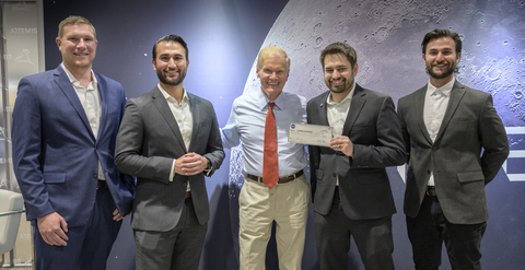 AJ Gemer, CTO; Justin Cyrus, CEO; NASA Administrator Sen Bill Nelson; Dr. Forrest Meyen, CSO; Julian Cyrus, COO (Photo: Business Wire)