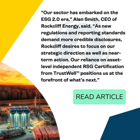 Rockcliff Energy Achieves Independently Certified RSG Performance Milestone, Targets Domestic and Export Markets
