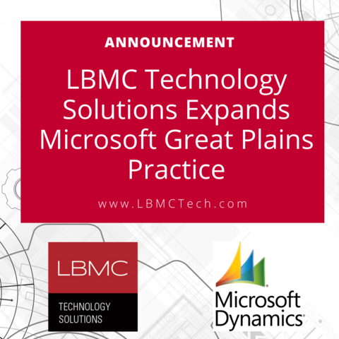 LBMC Technology Solutions is excited to announce additional investment and expansion of their Microsoft Dynamics Great Plains (GP) practice with a recent acquisition of accounts from Frank, Rimerman Consulting, based in California. (Graphic: Business Wire)