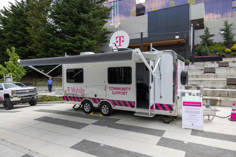 T-Mobile’s new Mobile Command Center allows both T-Mobile incident responders and regional support to mobilize, coordinate efforts and ultimately support the community in a quicker, more efficient method. (Photo: Business Wire)