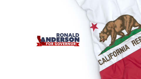 Ronald Anderson for Governor of California 2022 (Graphic: Business Wire)