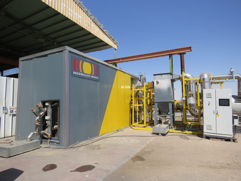 Brenmiller Energy's thermal energy storage technology deployed in an industrial setting. (Photo: Business Wire)