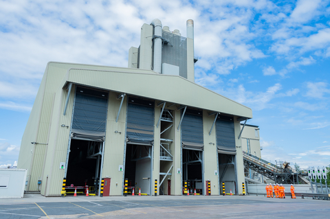 The new Climafuel facility at the CEMEX Rugby cement plant in the UK. (Photo: Business Wire)