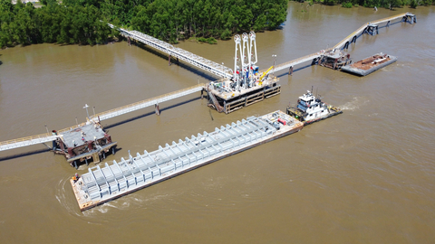 original Pictured: The first cargo product shipment arrived at Willow Glen Terminal LLC in St. Gabriel on May 26, 2022, officially opening the terminal for business as a multi-modal logistics hub. (Photo courtesy Willow Glen Terminal LLC)
